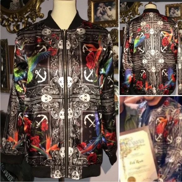 Mister Triple X Bomber Jacket Erik Rosete Small - Picture 6 of 16